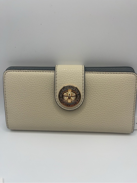 Marc Jacobs Handbags - New Marc Jacobs Continental Wallet Pebbled Leather Marshmallow/Ivory NWT